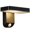 RICA SQUARE-Applique murale d'extérieur LED solaire H12cm Noir Nordlux