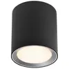 Surface spot landon, Métal, Couleur Noir, led Module, H.14, IP44 / Nordlux Intérieur