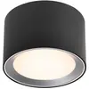 Surface spot landon, Métal, Couleur Noir, led Module, H.8.2, IP44 / Nordlux Intérieur