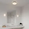 Plafonnier foam, Salle de bain, Matière plastique, Couleur Noir, E27, H.12, IP44 / Nordlux Intérieur