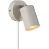 Nordlux Spot mural Explore avec câble et prise, GU10, beige