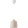 Nordlux Suspension Gaston, abat-jour métal, rose