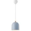 Nordlux Suspension Gaston, abat-jour métal, bleu