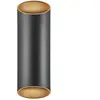 Nordlux 2218231003 Nico Doppio Faretto IP54, Nero, Rotondo
