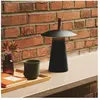 Nordlux Lampe de table LED rechargeable Ara To-Go, aluminium, noir