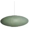 Nordlux Abat-jour Villo 60 en papier Ø 60cm, hauteur 25cm, vert