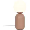 Nordlux Lampe à poser Notti en métal et verre, terracotta