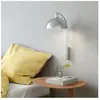 Nordlux Applique murale Ellen 20, câble + prise, chrome