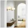 DFTP by Nordlux Applique Shapes abat-jour en verre, blanc/laiton