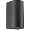 Nordlux Applique d'extérieur Canto Maxi 2 Seaside, noir, GU10, 17 cm