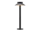 Nordlux Borne lumineuse LED Justina, détecteur de mouvement, anthracite