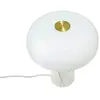 Design For The People GLOSSY MINI-Lampe de table en marbre H24cm Blanc