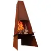 Barbecue Cheminée Extérieur Aduro Acier Corten