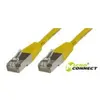 Microconnect SSTP CAT6 0.5M câble de réseau 0,5 m Jaune