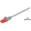 Eet nordic MicroConnect MicroConnect - U/UTP CAT6 1M Grey 10 Pack - Câbles réseau