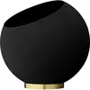 AYTM pot de fleurs Globe, Ø 37 cm, noir, aluminium, acier
