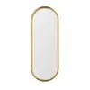 AYTM miroir Angui, doré, hauteur 78 cm, verre, acier