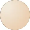 AYTM miroir Circum, ambre, Ø 70 cm, verre, bois MDF