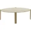 AYTM - Table basse Tribus - Beige - Pierre Travertin