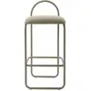 AYTM - Tabouret de bar rembourré Angui - Beige - Polyester recyclé