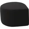 Pouf en bouclé gris anthracite 70 x 60 cm Stilla - AYTM