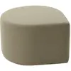 Pouf en bouclé taupe 70 x 60 cm Stilla - AYTM