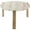 AYTM - Table basse Tribus - Beige - Pierre Travertin