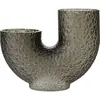 Vase en verre noir 26 cm Arura - AYTM