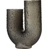 AYTM Vase Arura, noir, hauteur 40 cm, largeur 34 cm, verre