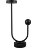 AYTM Lampe de table LED Grasil, noir, marbre, hauteur 56 cm