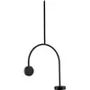 Suspension LED AYTM Grasil, noir, marbre, hauteur 97 cm