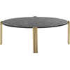 AYTM - Table basse Tribus - Or - Marbre