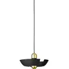 AYTM suspension Cycnus, noir, Ø 30 cm, aluminium, E27
