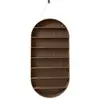 Etagère ovale en chêne fumé 110cm Dorm - Ferm Living