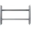 Etagère en aluminium argenté 77x28x26cm - Ferm living
