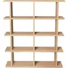 Bibliothèque en chêne naturel laqué 122,5x141cm Kona - Ferm Living