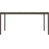 Table en fer chocolat 160x74cm Dapple - Ferm living
