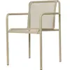 Chaise en acier beige avec accoudoirs 80x60cm Dapple - Ferm living