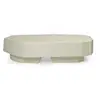 Ferm Living - Table basse Staffa Ivoire taille unique