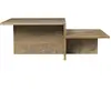 Table basse en travertin beige 55 x 108 cm Distinct - Ferm Living