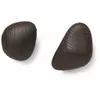ferm LIVING Crochet Cairn, marron foncé, bois, lot de 2