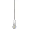 Ferm Living - Système électrique Lampes rotin - Blanc - Porcelaine