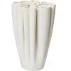 ferm LIVING Vase Dedali, blanc, hauteur 25,5 cm, céramique