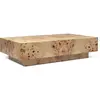 Table basse en plaquage peuplier 70cm Burl - Ferm living