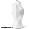 ferm LIVING Lampe à poser Dea, fer, toison, blanc, hauteur 42 cm
