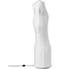 ferm LIVING Lampe sur pied Dea, fer, toison, blanc, hauteur 140 cm