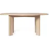Bureau en hêtre huilé blanc 90x73,9cm Tarn - Ferm Living