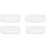ferm LIVING Saladier Ripple, blanc, Ø 12,2 cm, set de 4 pièces