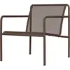 Ferm Living - Fauteuil bas Dapple - Marron - Acier galvanisé thermolaq...