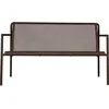 Ferm Living - Banc avec dossier Dapple - Marron - Acier galvanisé ther...